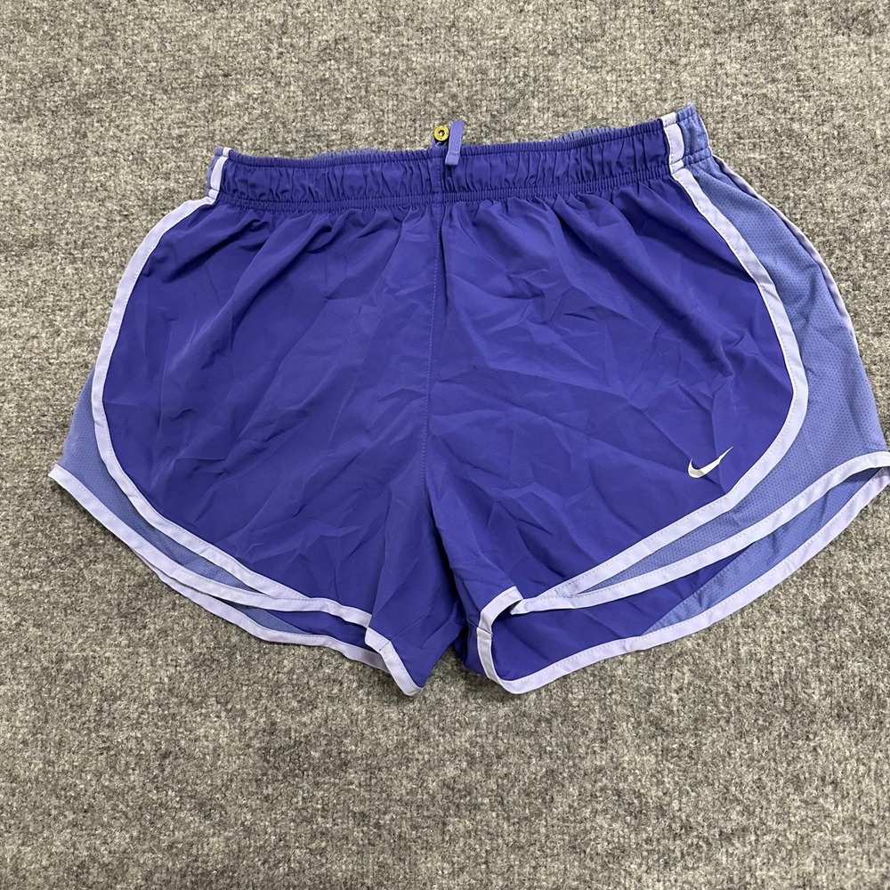Nike Shorts Womens Size S Purple Running Athletic Mesh Trim Drawstring Active
